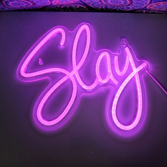 Neon 'Slay' Sign - Picture 4 of 13